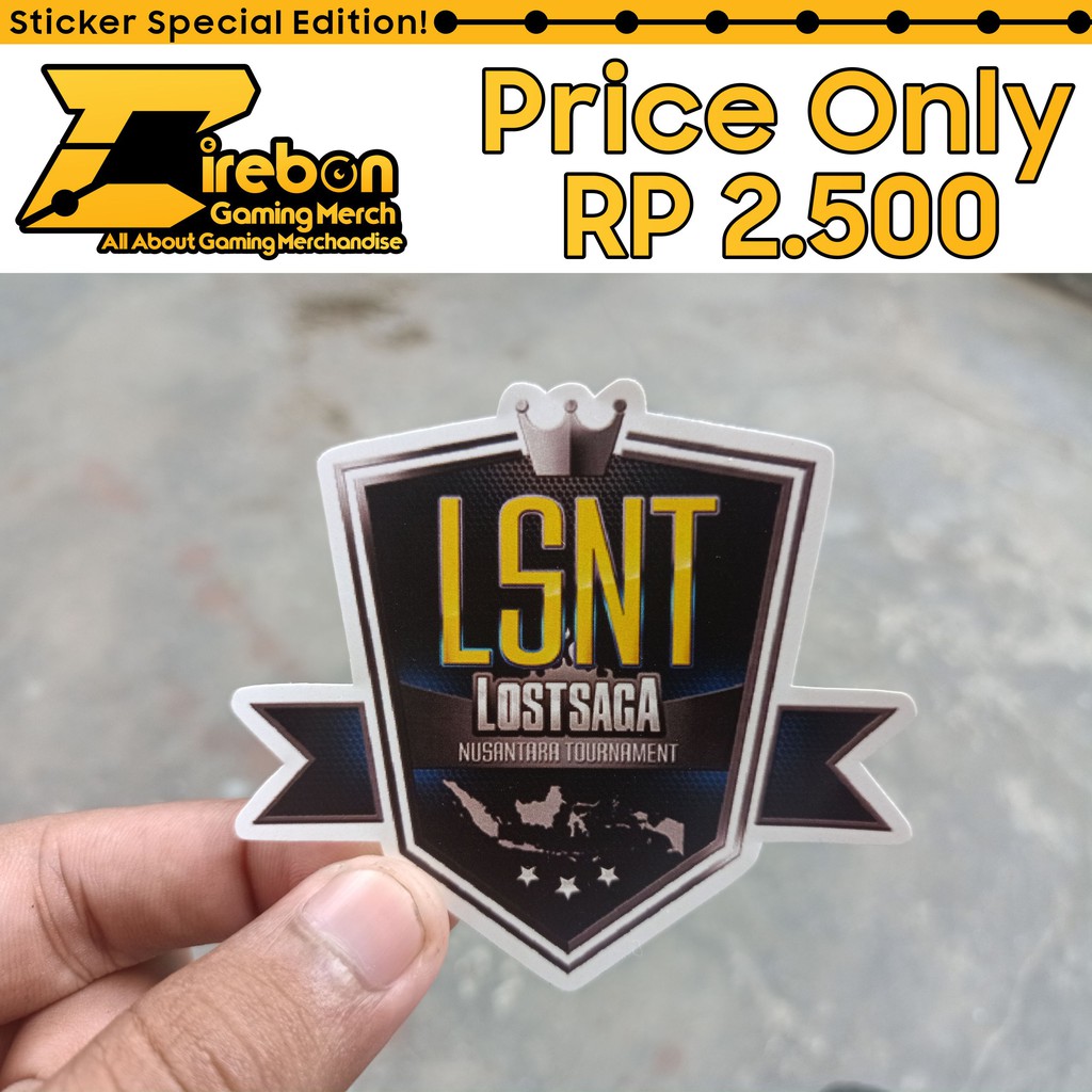 Sticker Stiker Lost Saga Nusantara Tournament LSNT