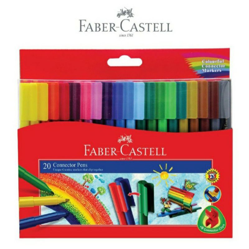 

Faber Castell Connector Pen 10 , 20 , 30 , 50 , 60 spidol warna
