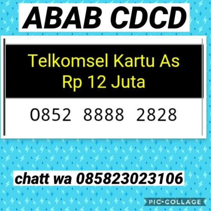 nomor cantik (0852 8888 2828)abab cdcd,telkomsel AS