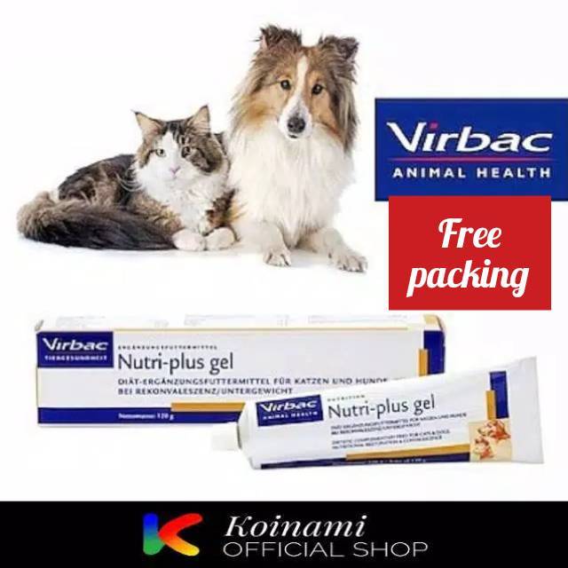 NUTRIPLUS GEL 120.5gr / nutri plus / vitamin anjing kucing / virback / pet / hewan / cat dog