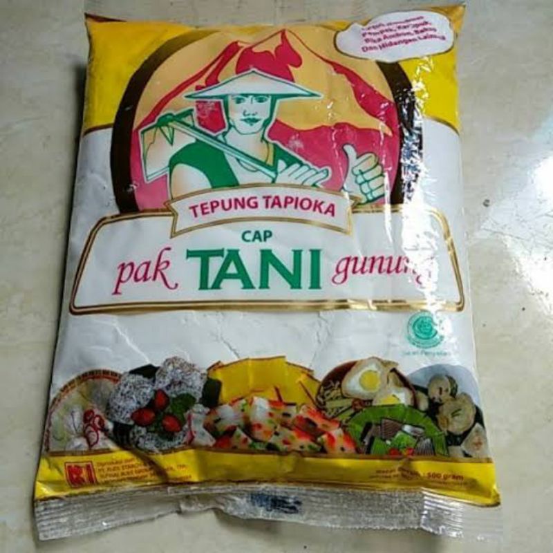 

Tepung Tapioka cap Tani & Tepung Tapioka Biasa & Tepung Gula 500gr
