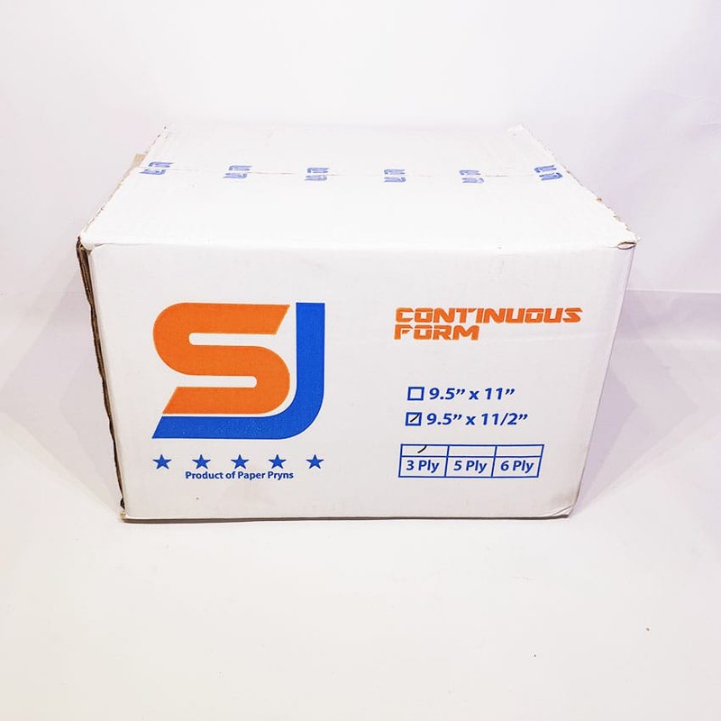 

Paper Pryns Continuous Form 9,5 x 11/2 3ply SJ Orange (1 lembar dibagi 2) - Warna