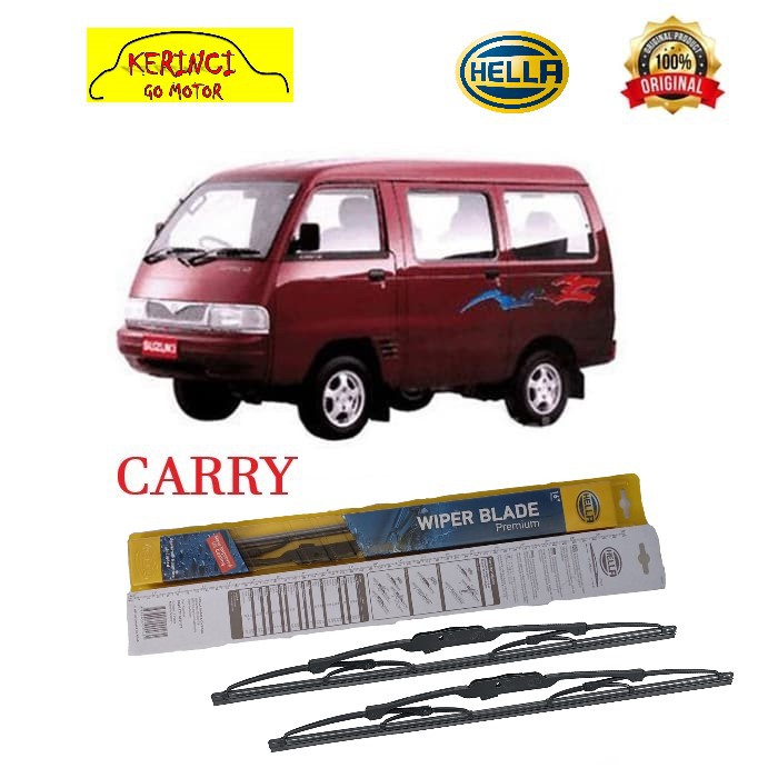 WIPER SUZUKI CARRY HELLA PREMIUM 17&quot; &amp; 17&quot; SEPASANG WIPER SUZUKI