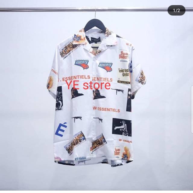 W. Essentiels collage print shirt original