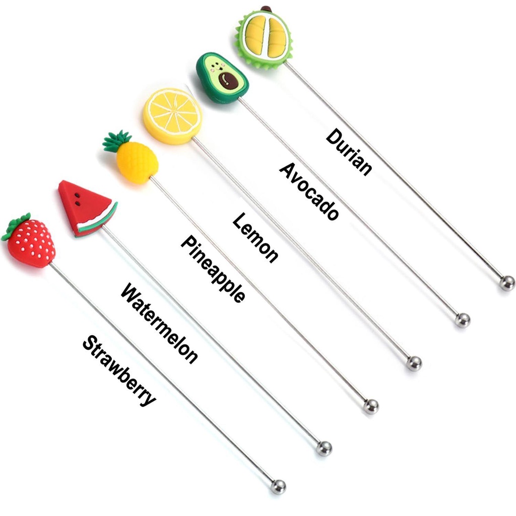 Solighter Mixing Sticks Stainless Steel Sendok Restoran Barware