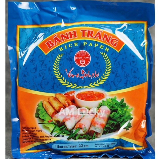 

Banh Trang Rice Paper 22cm 400gr / Kulit Lumpia Vietnam