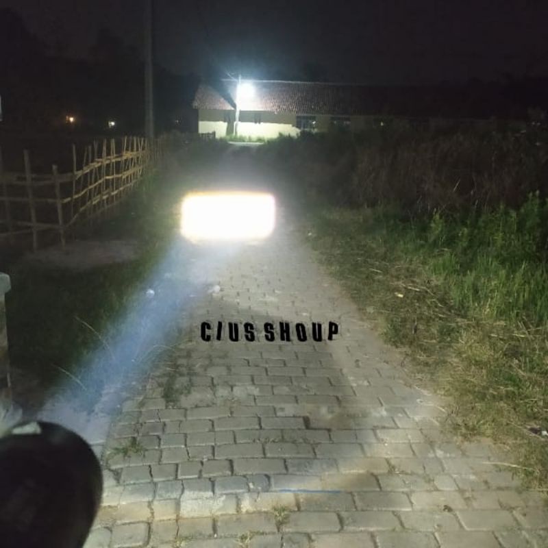 LAMPU SOROT Q1 Q8 Q9 LUMINOSLED SHOOTING LIGHT LASER 2 COLOR PUTIH KUNING POKUS UNTUK MOTOR DAN MOBIL