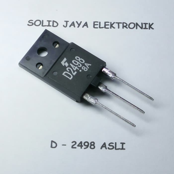 Transistor D2498 ASLI ORIGINAL-IC TR 2SD2498 TR Regulator Power Supply