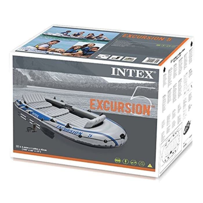 Dayung-Karet-Perahu- Perahu Karet Intex Excursion 5 (Kap 5Orang) - Intex 68325 / Perahu -Perahu-