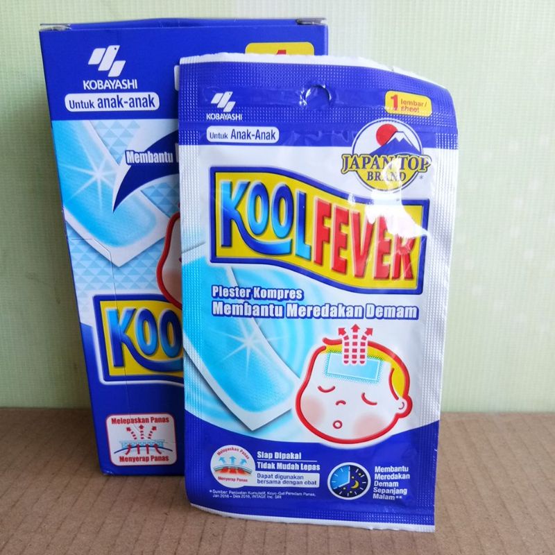 KOOLFEVER PLESTER KOMPRES MEMBANTU MEREDAKAN DEMAM ANAK-ANAK 1SHEET