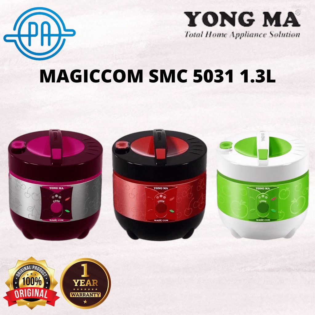 YONG MA RICE COOKER SMC-5031 MAGIC COM 1.3Liter Penanak Nasi SMC5031