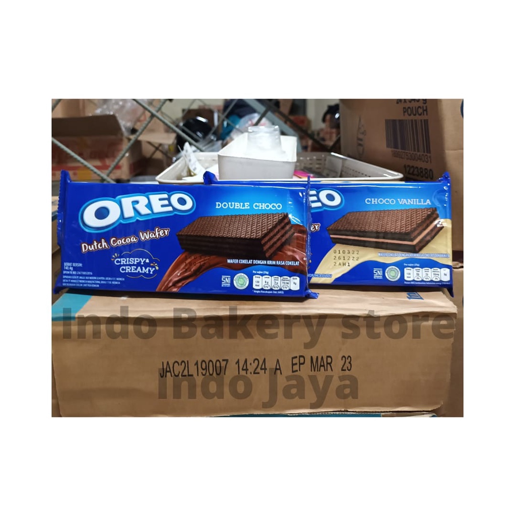 

OREO Dutch Cocoa Wafer Choco Vanilla / Double Choco 140,4 g
