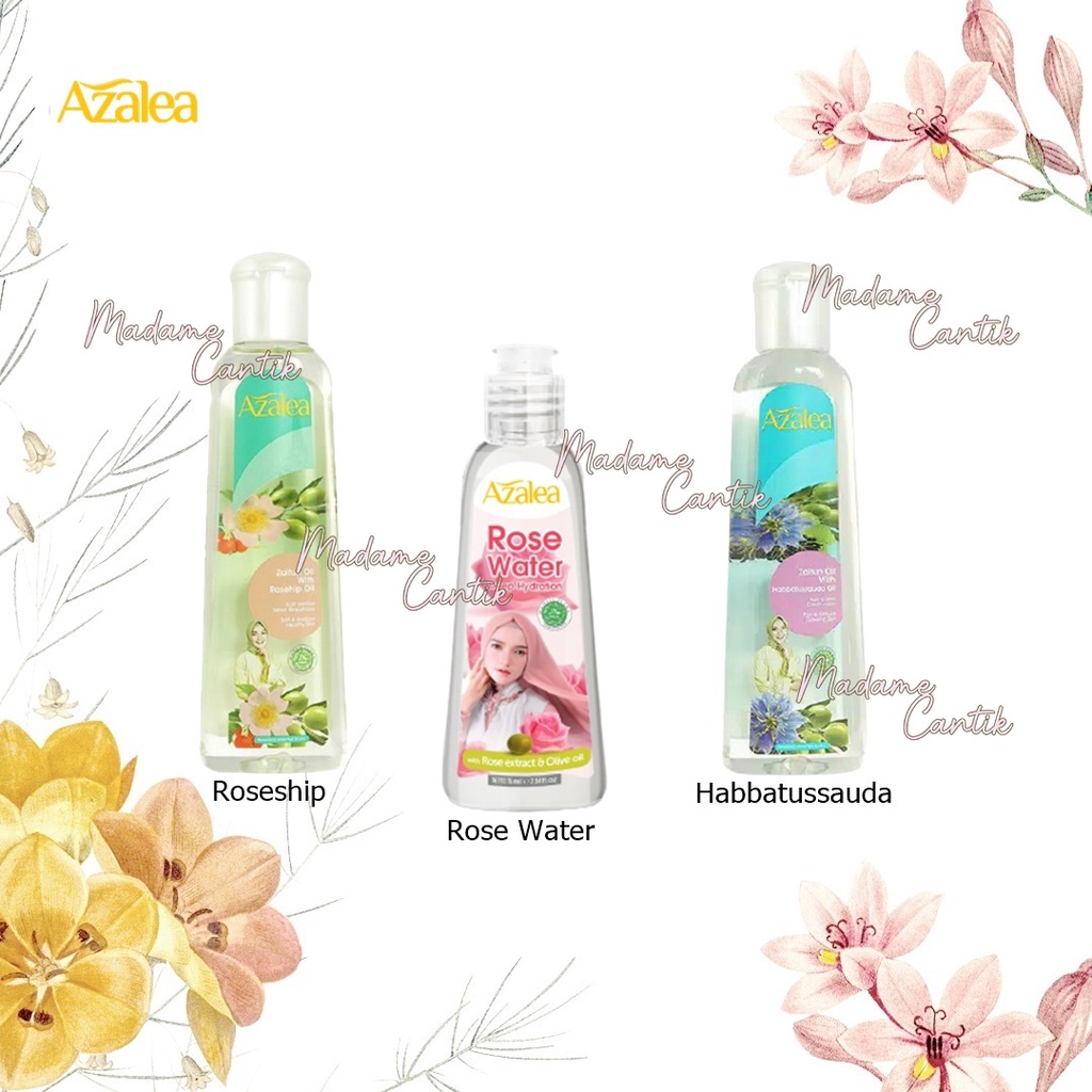 ✿ MADAME ✿ AZALEA HAIR CARE ZAITUN - PERAWATAN RAMBUT ZAITUN OIL BPOM ORIGINAL