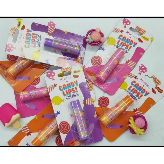 LIP BALM & OIL AZZAHRA MUKKA CANDY LIPS LIPBALM - Orange