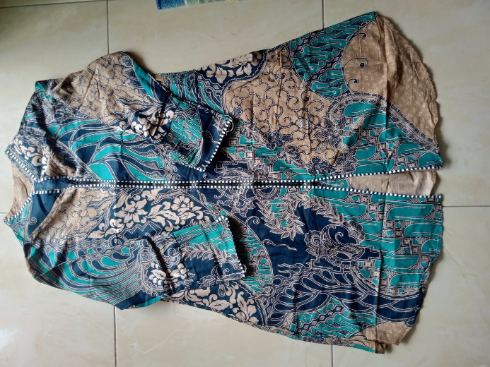Terlaris Serut Genes Jelita Tunic Navbor Yelbor Whitbor Creambor Tunik Batik Modern ( Tunik Butik )