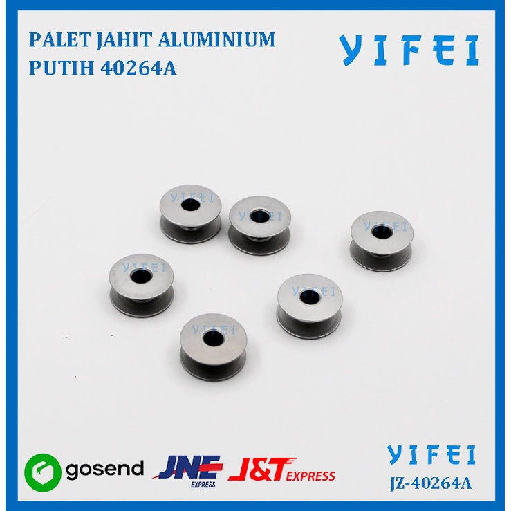 PALET JAHIT ALUMINIUM PUTIH 40264A/BOBBIN FOR HIGH SPEED YIFEI-40264A