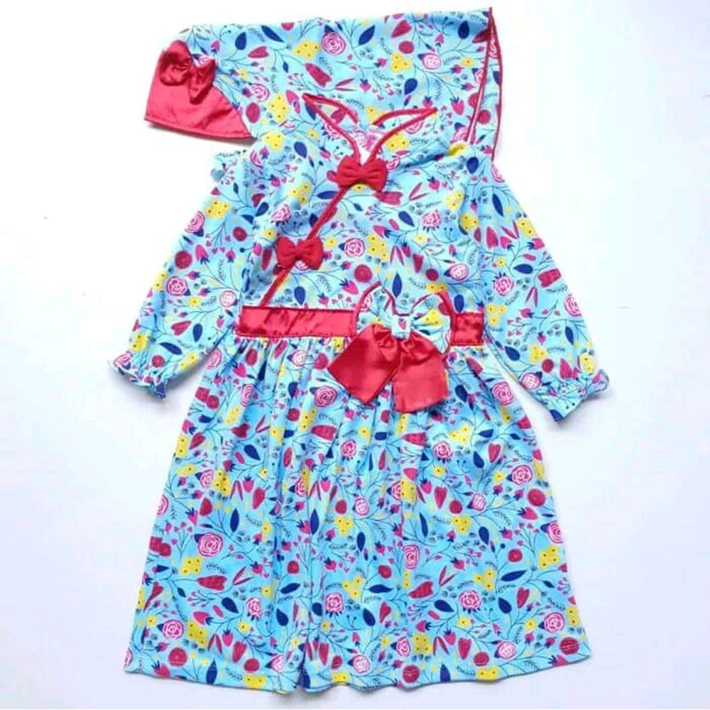 Grosir gamis anak kaos cheongsam