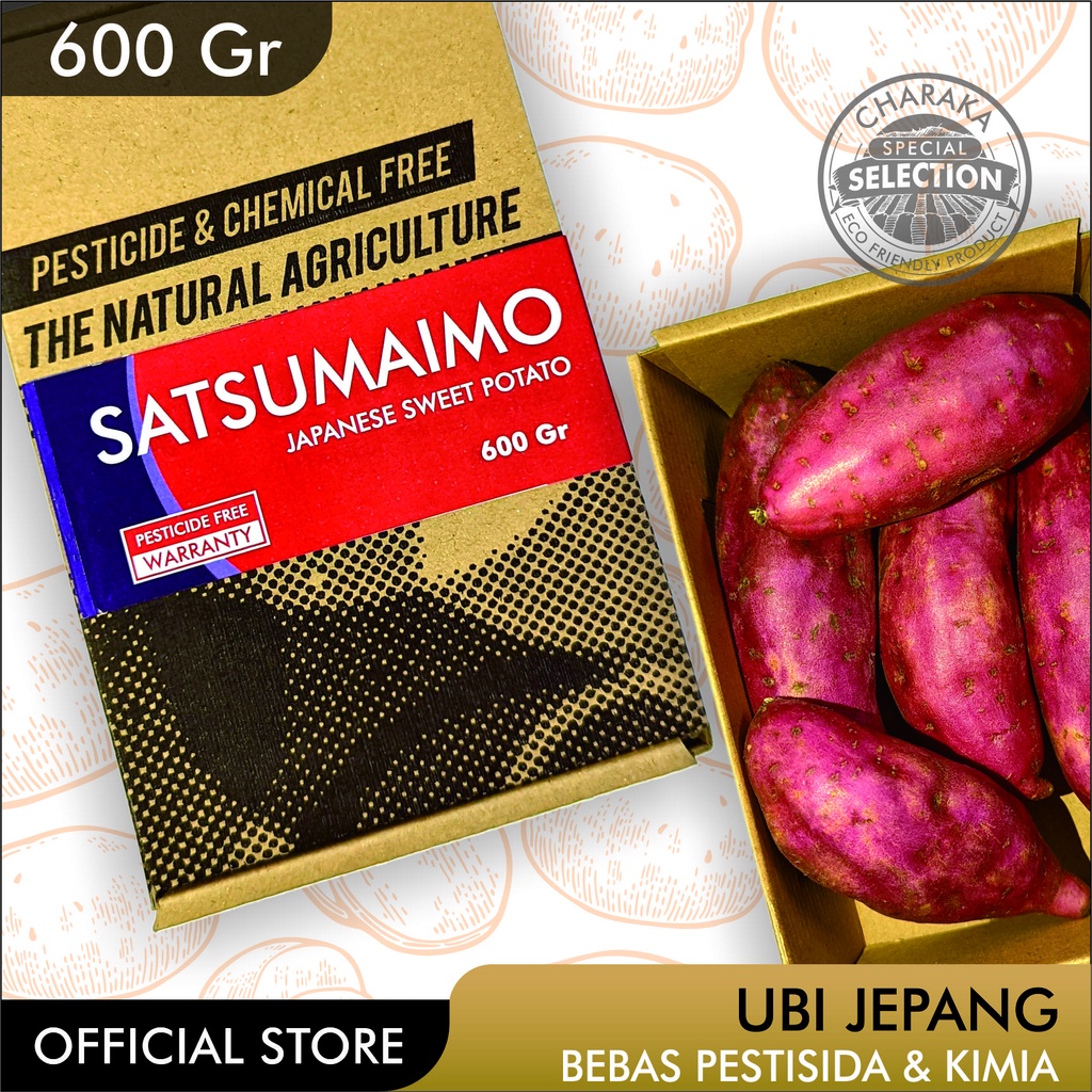 Satsumaimo (Charaka Selection) - Ubi Jepang Bebas Kimia & Pestisida