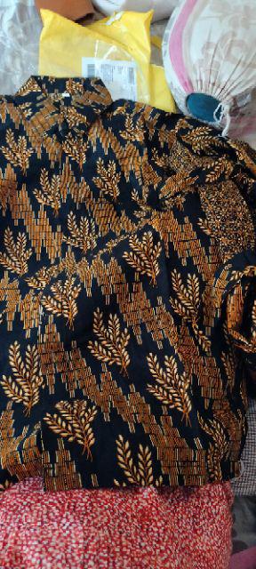 Maura Couple Sania Ruffle Batik Couple Ori Ndoro Jowi Sogan Size M L Xl