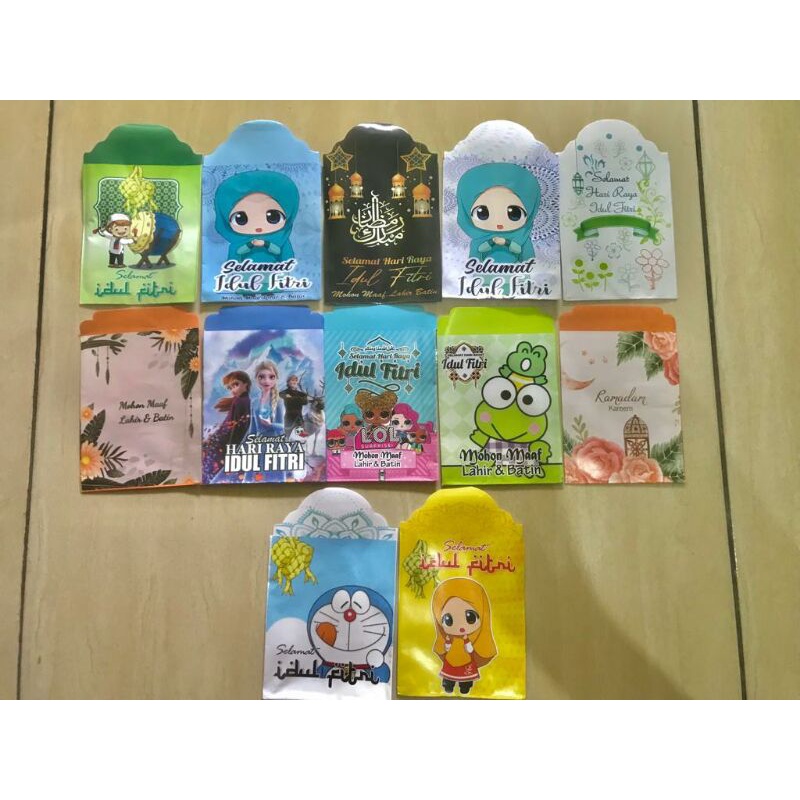 

[50 PACK (BEKASI)] AMPLOP LEBARAN SIAP PAKAI PAKET HEMAT