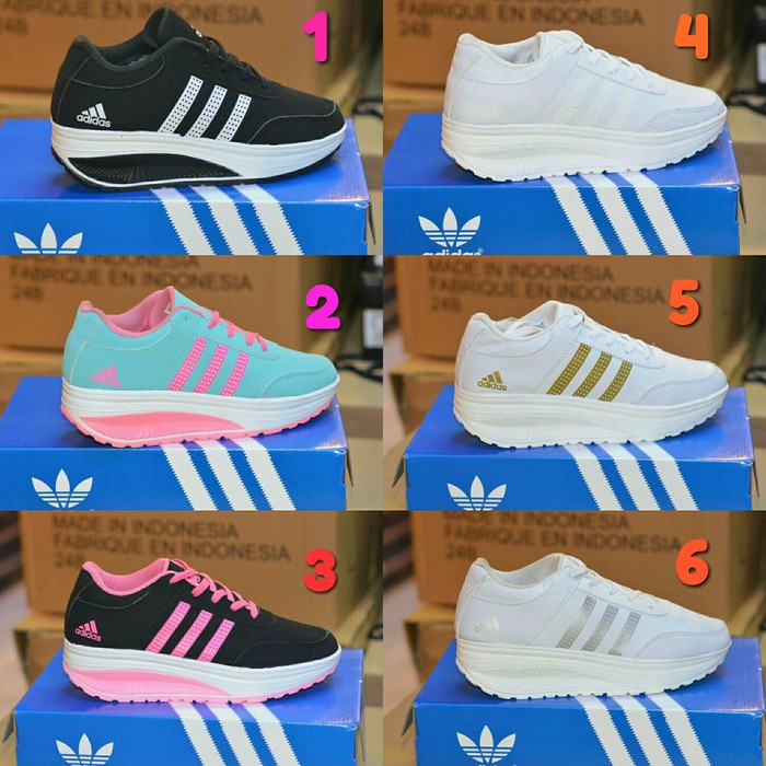 Sepatu Adidas Wedges Tinggi Wanita