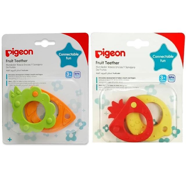 Pigeon Baby Teether - Gigitan Bayi Pigeon - Teether Bayi Pigeon - isi 2pcs