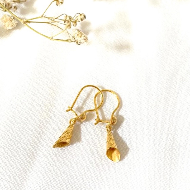 Anting Emas Muda Desi Terompet Dewasa dan Anak 0,5 Gram