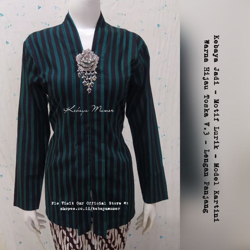 Kebaya Murah Jadi Lurik Kartini Modern. Kebaya Lurik Kartini. Lurik Kartini. Kebaya Lurik-1