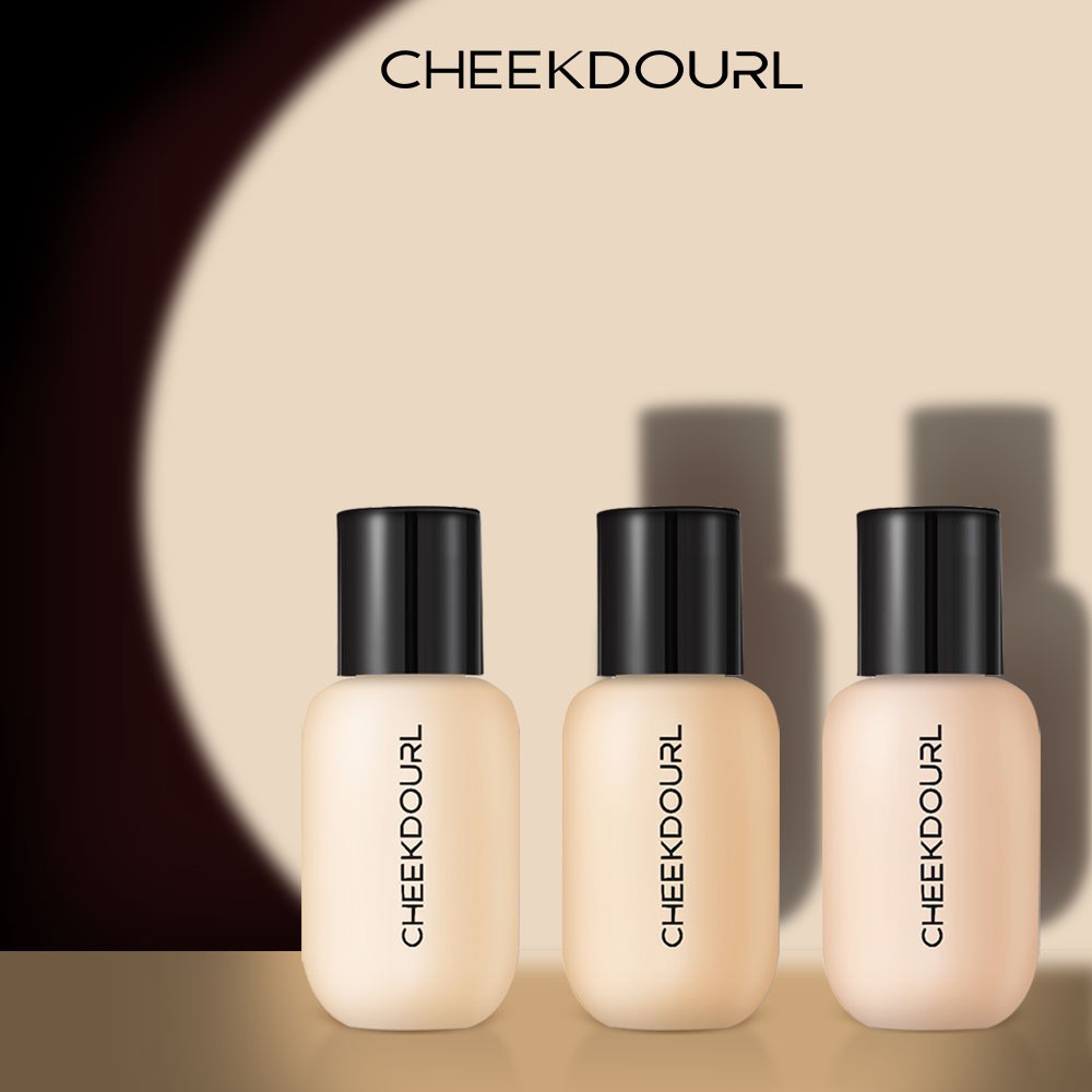 CHEEKDOURL Forever Perfect Liquid Foundation Long Lasting Oil Control Cream MakeUp Kosmetik  Long la