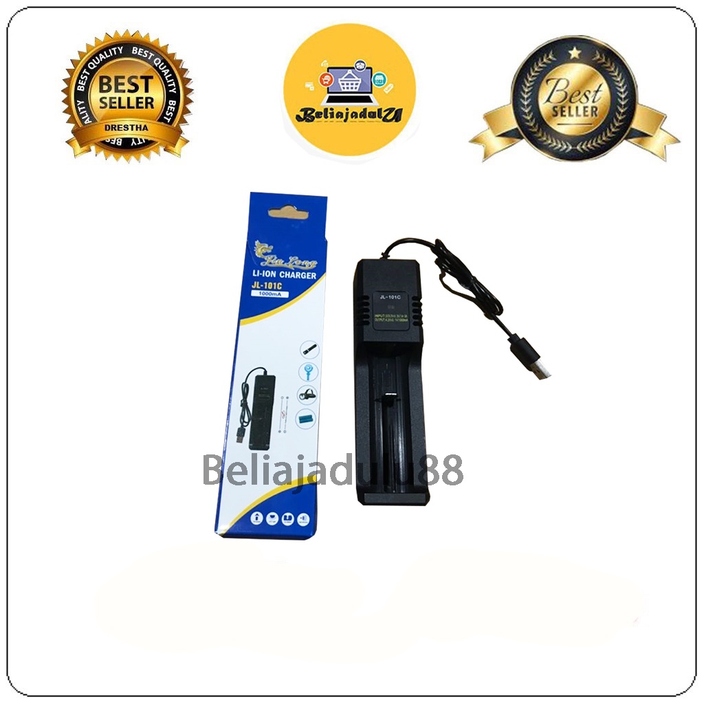 Beliajadulu88 Charger Baterai 1 slot dan 2 Slot Universal 1.2V jin long