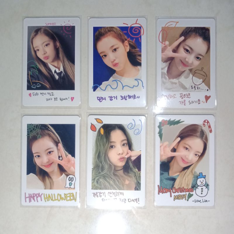 ITZY LIA POLA No Bad Days PHOTOCARD