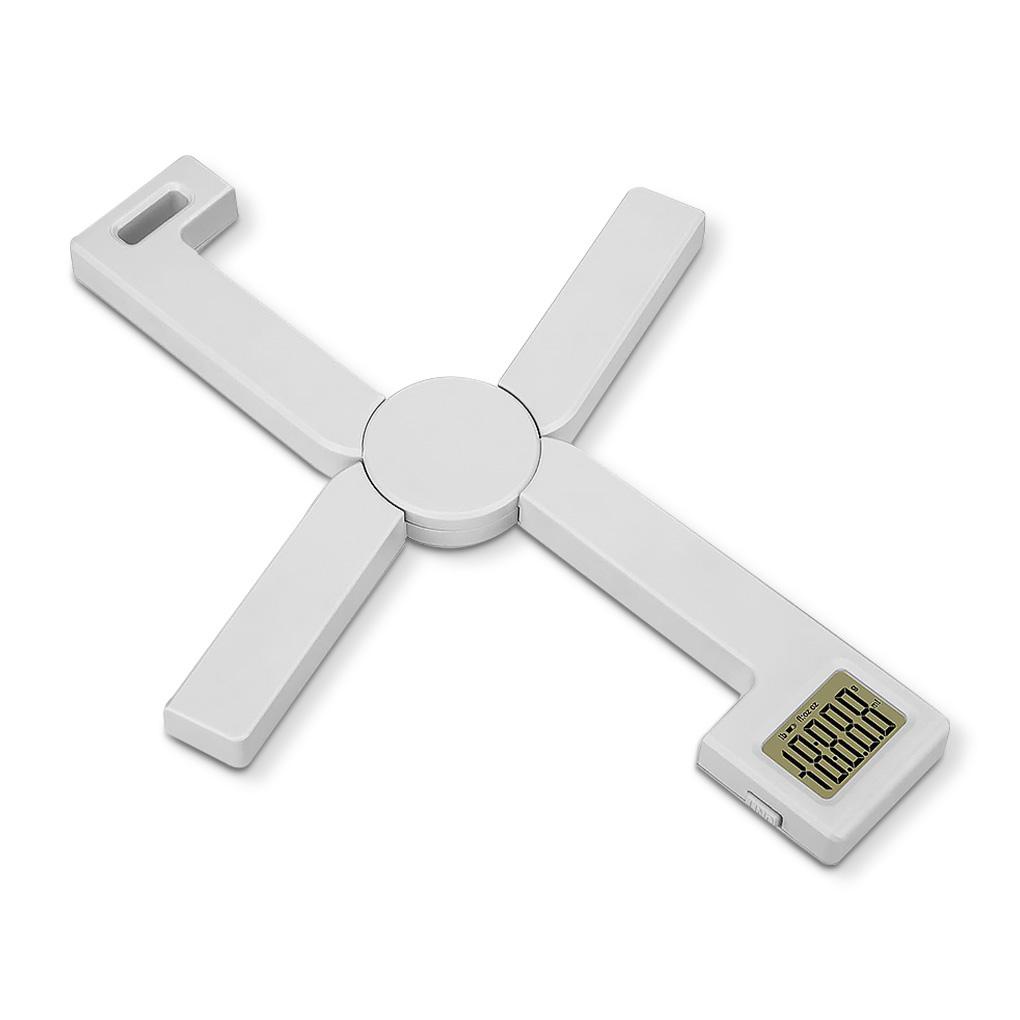 Timbangan Dapur Lipat Alat Berat Pengukur Makanan Digital Akurat Dengan Display LCD Portable Kitchen Gadget Putih