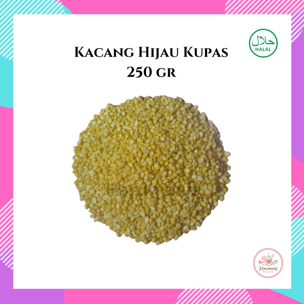 

Kacang Hijau Kupas 250gr