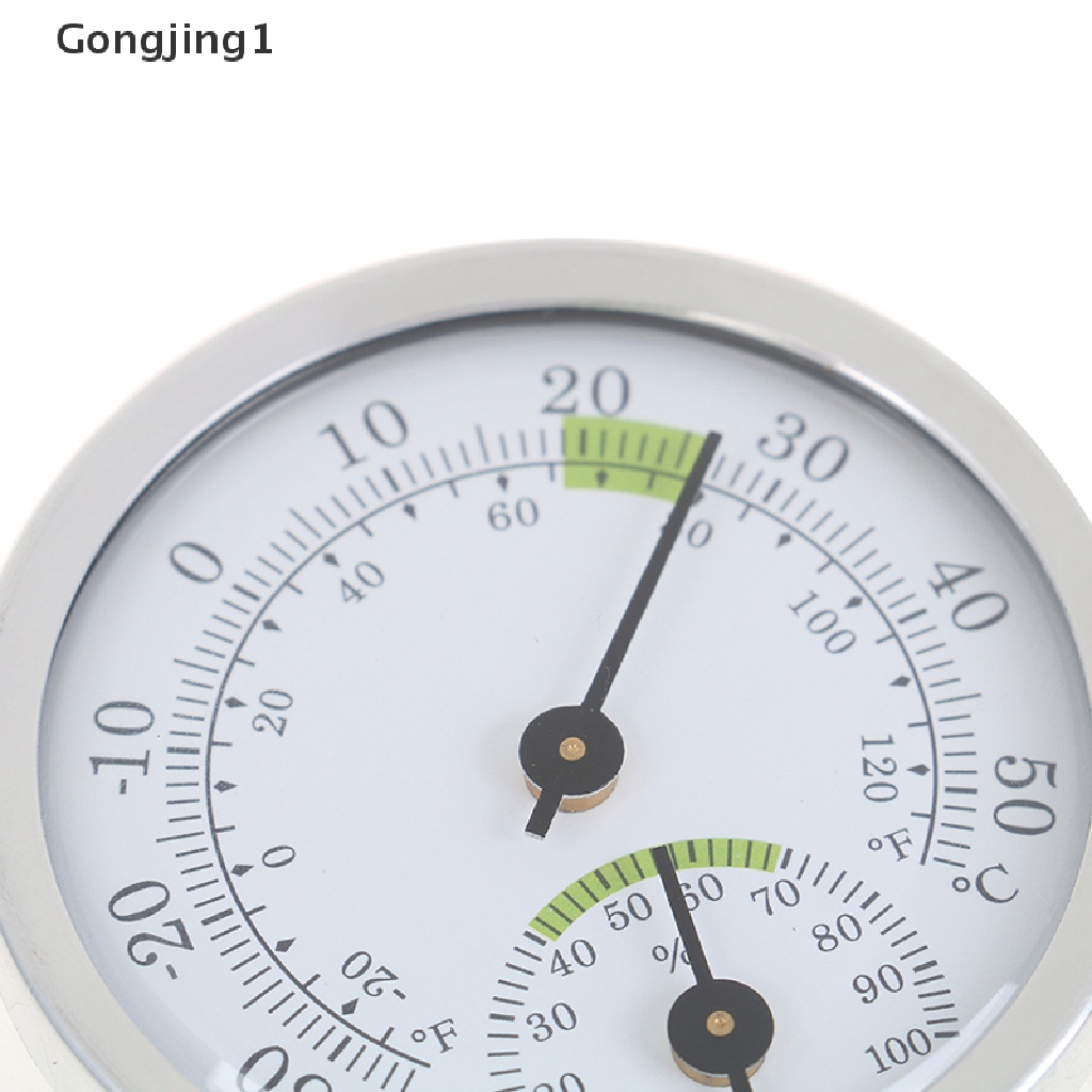 Gongjing1 Termometer + Hygrometer Analog Tempel Dinding Untuk Ruang Sauna