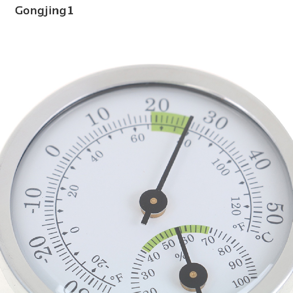 Gongjing1 Termometer + Hygrometer Analog Tempel Dinding Untuk Ruang Sauna