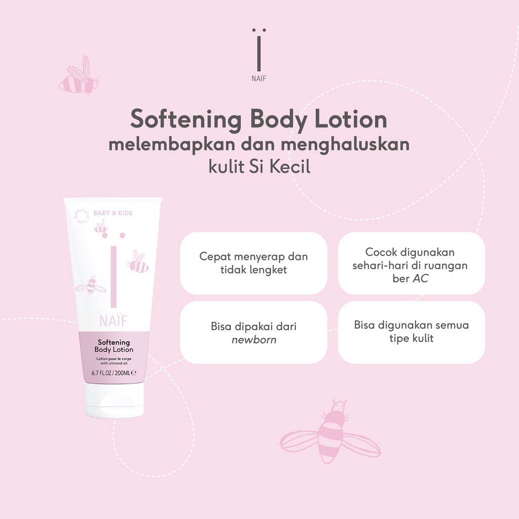 Naif Baby Softening Body Lotion 200ml P004