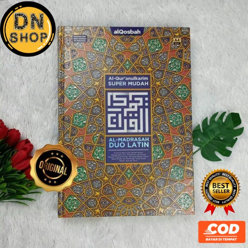 AL-QURAN SUPER MUDAH AL-MADRASAH DUO LATIN UKURAN A4