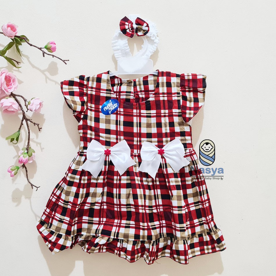 [P-032] Dress Bayi (0-6 bulan) / Setelan Bayi Perempuan Motif flower