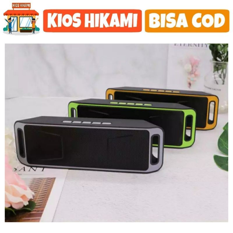 Speaker Bluetooth Megabass Stereo A2DP S208 Multimedia Portable Wireless Murah COD-8