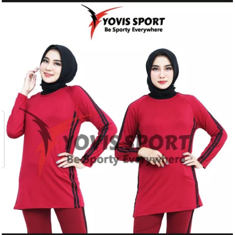 BAJU SENAM WANITA YOVIS/BAJU CELANA SAMA WARNA/