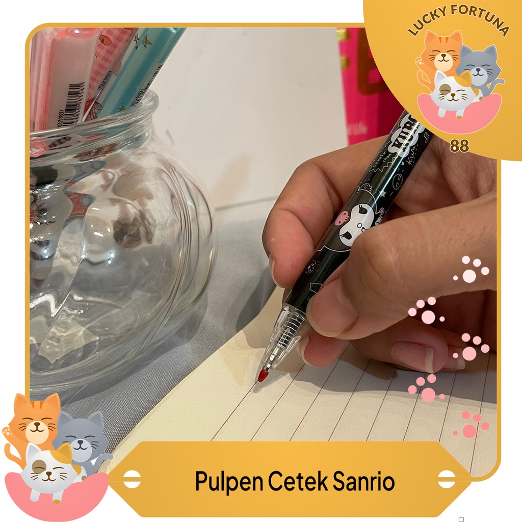 

[Luckyfortuna88] pulpen cetek motif sanrio pen cetek motif sanrio pen mekanik motif sanrio pulpen cetek motif sanrio alat tulis kantor murah alat tulis sekolah murah kualitas premium