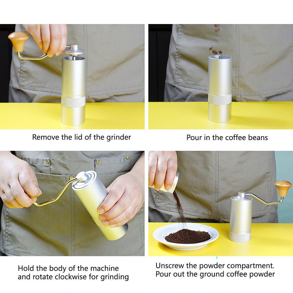 Solighter Penggiling Kopi Manual Alat Dapur Portable Untuk Hadiah Coffee Miller