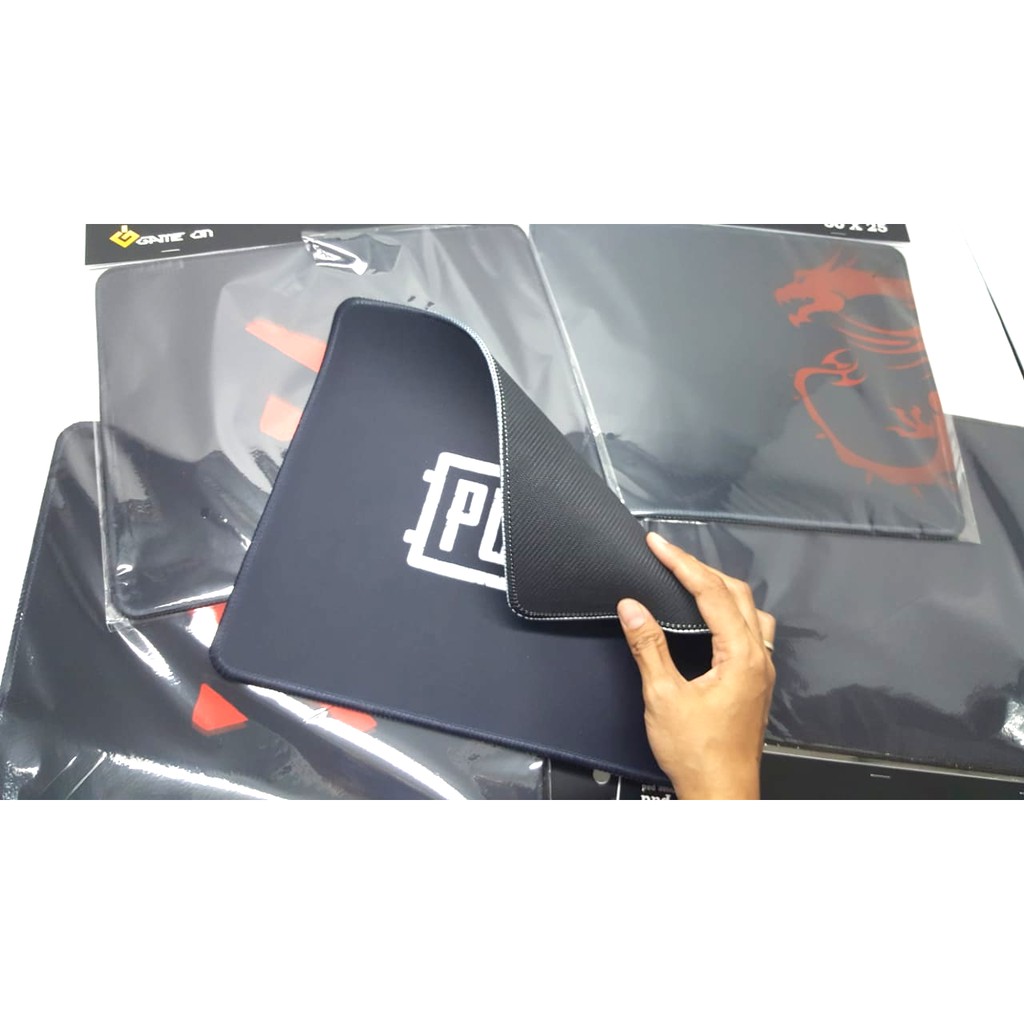 Mousepad kotak Fabric Anti Slipperry Rubber ukuran 300x250mm