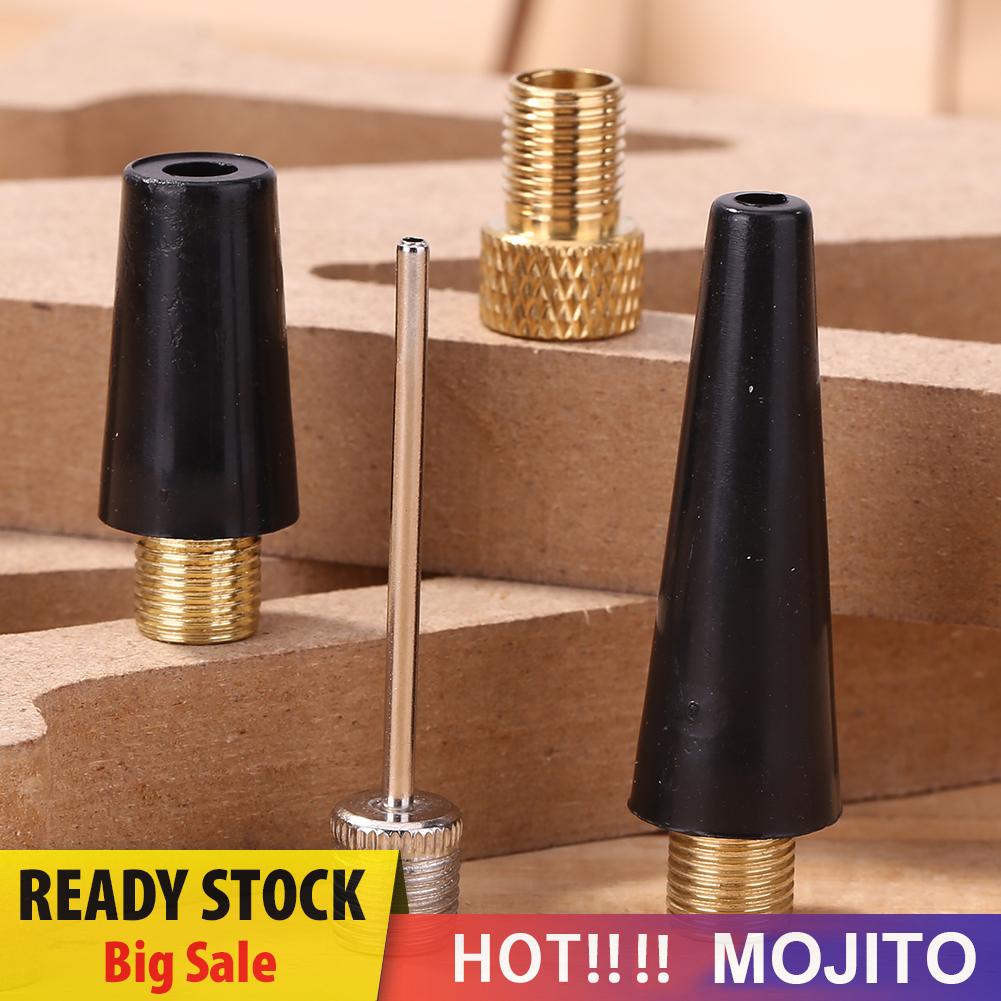 4pcs / Set Jarum Adapter Nozzle Bola Untuk Pompa Ban Sepeda