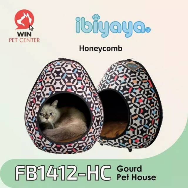 Tempat Tidur Anjing / Kucing - FB1412-HC GOURD PET HOUSE