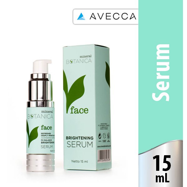 Botanica Brightening Serum 15 ML / Serum Wajah / Mineral Botanica Serum