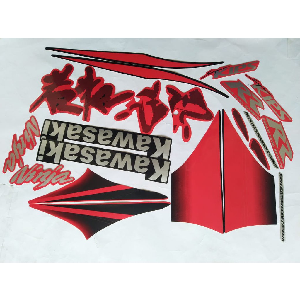 stiker striping kawasaki ninja rr 2010