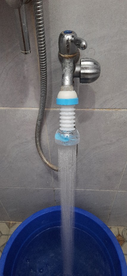 Sambungan Keran /kran Air Batu / Saringan Filter Putar 360