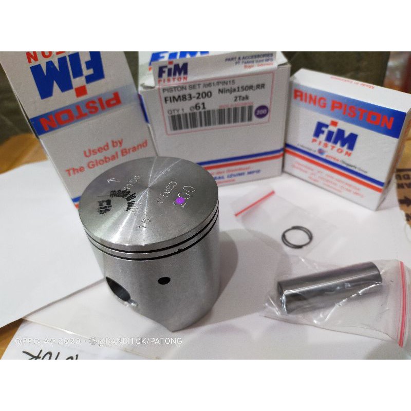 piston kit FIM ninja pin 15 diameter 61/ 200