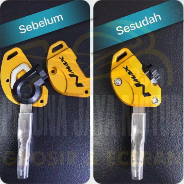 Sarung Kunci Kontak Nmax Cnc Black Diamond Original-Gold